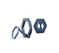 URBAN ARMOR GEAR UAG Magnetic Ring Stand Compatible with MagSafe Magnet, Removable Metal Finger Ring Grip 360 Rotation Adjustable Kickstand for iPhone 17, Galaxy S26, Mallard/Bright Blue