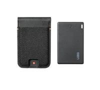 URBAN ARMOR GEAR UAG Slim Wallet Kevlar Black with Tracker Card Compatible with Apple iOS & Android - 6 Cards Holder with Kickstand RFID Block Metropolis Magnetic Wallet, Rechargable Card Finder