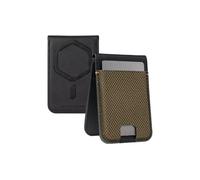 URBAN ARMOR GEAR UAG Slim Wallet Kevlar Olive 6 Cards Holder with Kickstand RFID Blocking, Metropolis Magnetic Wallet Compatible with MagSafe for iPhone, Galaxy