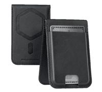 URBAN ARMOR GEAR UAG Slim Wallet PU Vegan Leather Black 5 Cards Holder with Kickstand, Metropolis Magnetic Wallet Compatible with MagSafe for iPhone, Galaxy