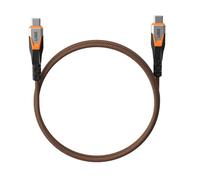 URBAN ARMOR GEAR UAG SRGE USB 3.2 Gen 2 240W 20Gbps USB-C to USB-C Cable 2.5ft Rugged Reinforced SuperSpeed Fast Charging Cable with Strap Compatible with iPhone 17, Galaxy S26 & MacBook, Black/Orange
