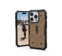 URBAN ARMOR GEAR UAG [Updated Ver] Compatible with iPhone 15 Pro Case 6.1" Pathfinder Dark Earth Built-in Magnet Compatible with MagSafe Charging Rugged Military Grade Dropproof Protective Cover