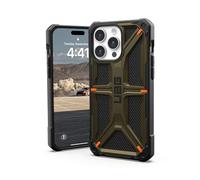 URBAN ARMOR GEAR UAG [Updated Ver] Compatible with iPhone 15 Pro Max Case 6.7" Monarch Kevlar Element Green Rugged Heavy Duty Military Grade Dropproof Protective Cover
