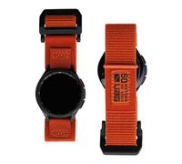 URBAN ARMOR GEAR UAG Watch Band for Samsung Galaxy Watch Fits 20mm Lug Compatible with Galaxy Watch7/6 40/44mm, Watch6 Classic 43/47mm Quick Release Nylon Replacement Sport Strap, Active Rust