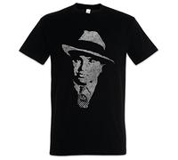Urban Backwoods Al Capone Vintage Portrait Men T-Shirt Black Size XL