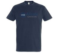 Urban Backwoods Allsafe Cybersecurity Men T-Shirt Blue Size L