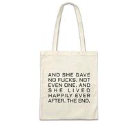 Urban Backwoods and She Gave No Fucks Shopper Reusable Hipster Shopping Cotton Bag
