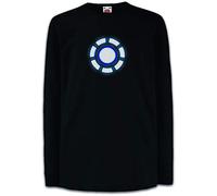 Urban Backwoods Arc Reactor II Kids Boys Girls Long Sleeve T-Shirt Black Size 8 Years