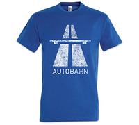 Urban Backwoods Autobahn Men T-Shirt Blue Size L