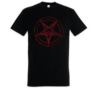 Urban Backwoods Baphomet Pentagram Sign Men T-Shirt Black Size S