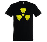 Urban Backwoods Black Radioactive Vintage Symbol Men T-Shirt Black Size 4XL
