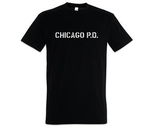 Urban Backwoods Chicago P.D. Men T-Shirt Black Size 2XL