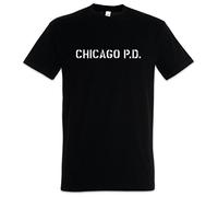Urban Backwoods Chicago P.D. Men T-Shirt Black Size M