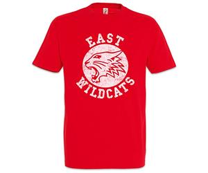 Urban Backwoods East Wildcats Men T-Shirt Red Size S