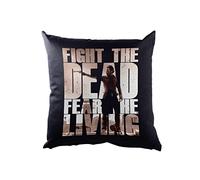 Urban Backwoods Fight The Dead Fear The Living II Decorative Pillow Cushion