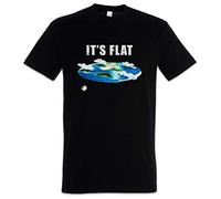 Urban Backwoods Flat Earth IV Men T-Shirt Black Size XL
