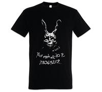 Urban Backwoods Frank The Rabbit Men T-Shirt Black Size 3XL