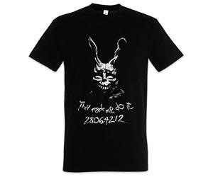 Urban Backwoods Frank The Rabbit Men T-Shirt Black Size 3XL