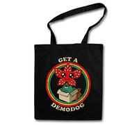 Urban Backwoods Get A Demodog I Shopper Reusable Hipster Shopping Cotton Bag