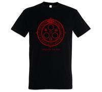 Urban Backwoods Halo of The Sun Logo Men T-Shirt Black Size S