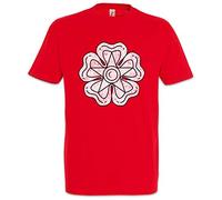 Urban Backwoods Jacobite Flag Men T-Shirt Red Size L