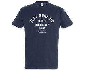 Urban Backwoods Jeet Kune Do Academy Men T-Shirt Blue Size XL