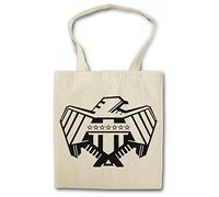 Urban Backwoods Justice Department Logo I Shopper Reusable Hipster Shopping Cotton Bag