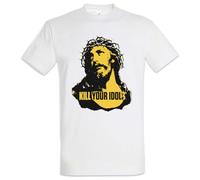 Urban Backwoods Kill Your Idols Men's T-Shirt, White, 4XL