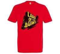 Urban Backwoods Land of The Giants Men T-Shirt Red Size 2XL