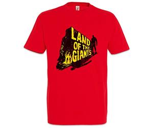 Urban Backwoods Land of The Giants Men T-Shirt Red Size XL