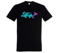 Urban Backwoods Lefty's Bar Men T-Shirt Black Size XL