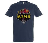 Urban Backwoods Mask Vintage Logo Men T-Shirt Blue Size XL