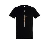 Urban Backwoods Mastering The Longsword Men T-Shirt Schwarz Größe S