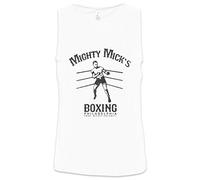 Urban Backwoods Mighty Mick's Boxing II Men Tank Top Training Gym Vest Shirt White Size XL