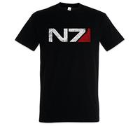 Urban Backwoods N7 Logo Men T-Shirt Black Size 3XL