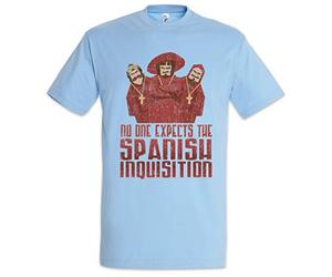 Urban Backwoods No One Expects The Spanish Inquisition Men T-Shirt Blue Size XL