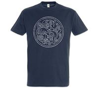 Urban Backwoods Norse Circle Men T-Shirt Blue Size L