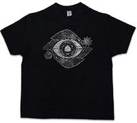 Urban Backwoods Odin Eye Kids Boys Children T-Shirt Black Size 8 Years