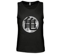 Urban Backwoods Orange Master Goku Vintage Men Tank Top Training Gym Vest Shirt Black Size M