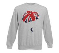 Urban Backwoods Parajack Sweatshirt Pullover Sweater Grey Size 2XL