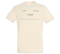 Urban Backwoods Patrick Bateman Card Men T-Shirt Beige Size L
