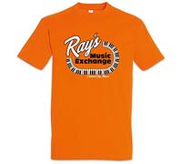 Urban Backwoods Ray's Music Exchange Men T-Shirt Orange Size 5XL