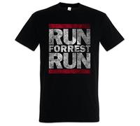 Urban Backwoods Run Forrest Run Men T-Shirt Black Size 3XL