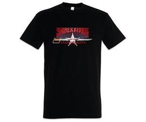 Urban Backwoods Saber Rider & The Star Sheriffs I Men T-Shirt Black Size 2XL