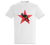 Urban Backwoods Soviet Kangaroo Men T-Shirt Grey Size 4XL