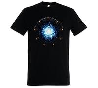 Urban Backwoods Star Portal Men T-Shirt Black Size L