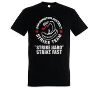 Urban Backwoods Strike Team Shield Men T-Shirt Black Size 3XL