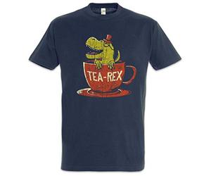 Urban Backwoods Tea-Rex II Men T-Shirt Blue Size 4XL