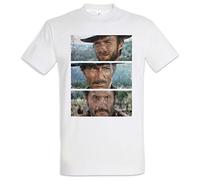 Urban Backwoods The Good The Bad and The Ugly II Men T-Shirt White Size XL