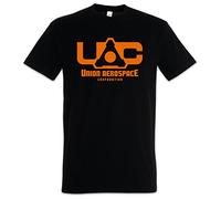 Urban Backwoods Union Aerospace Corporation Men T-Shirt Black Size L